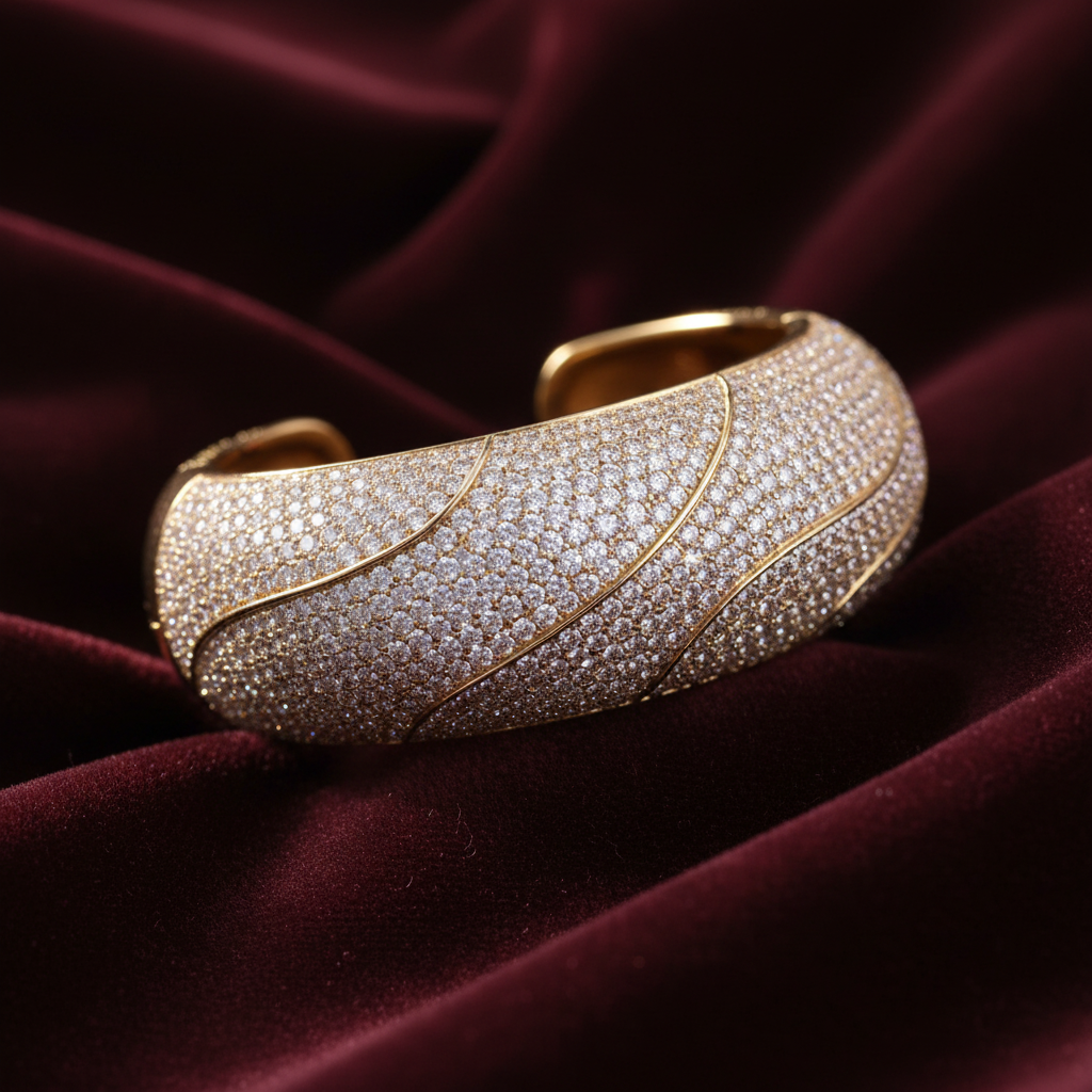 Diamond Pavé Cuff