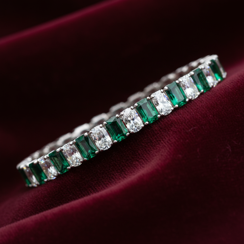 Emerald Tennis Bracelet