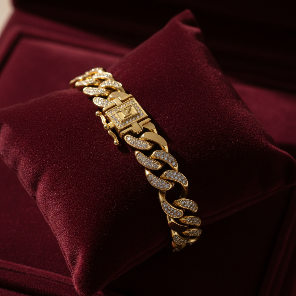 Men's Diamond Chain Bracelet
